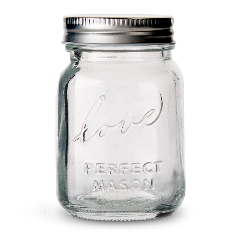 WEDDINGSTAR Mini Love Mason Jar with Lid - 6 Pack - Image 1